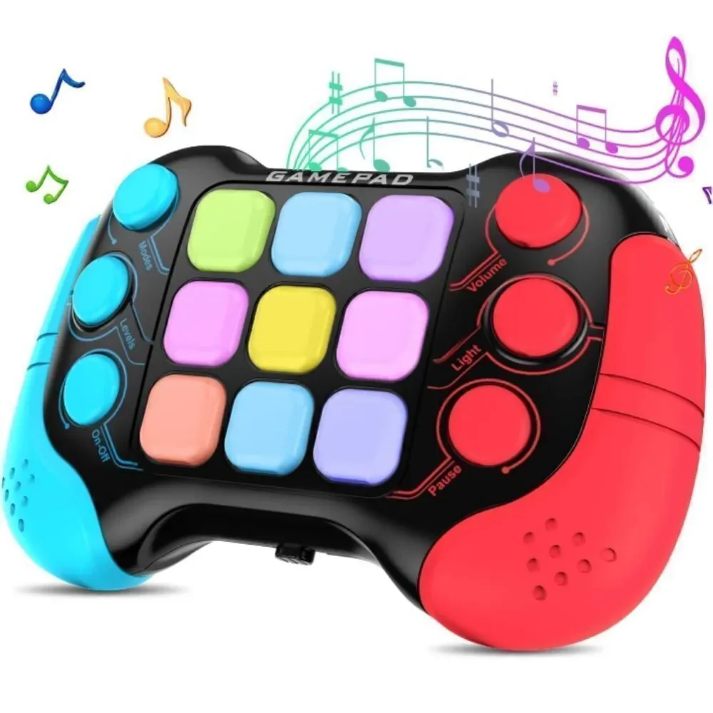 Quick Push Pop Game - 5 Mode Electric Fast Push Handheld Games Sensory Button...